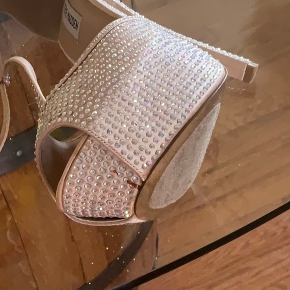 Steve Madden women size 9 Angylyna Champagne Mlt color - Picture 9 of 11